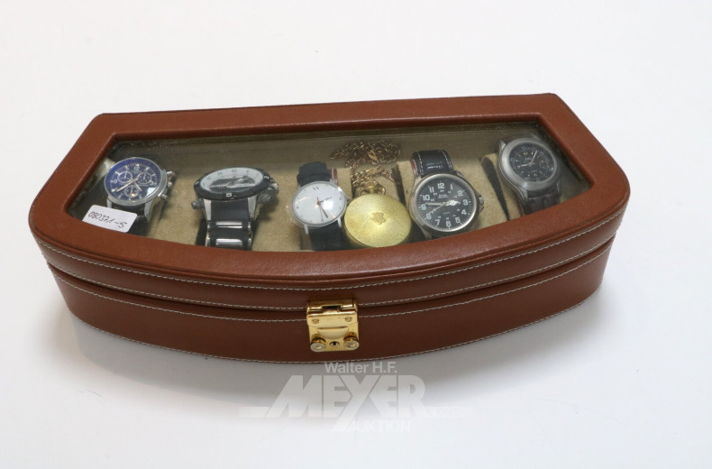 6 Herrenarmbanduhren