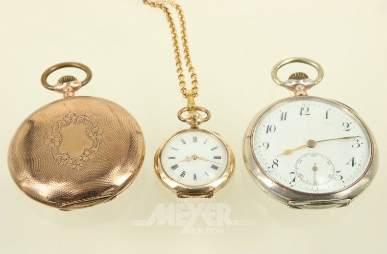 3 Taschenuhren