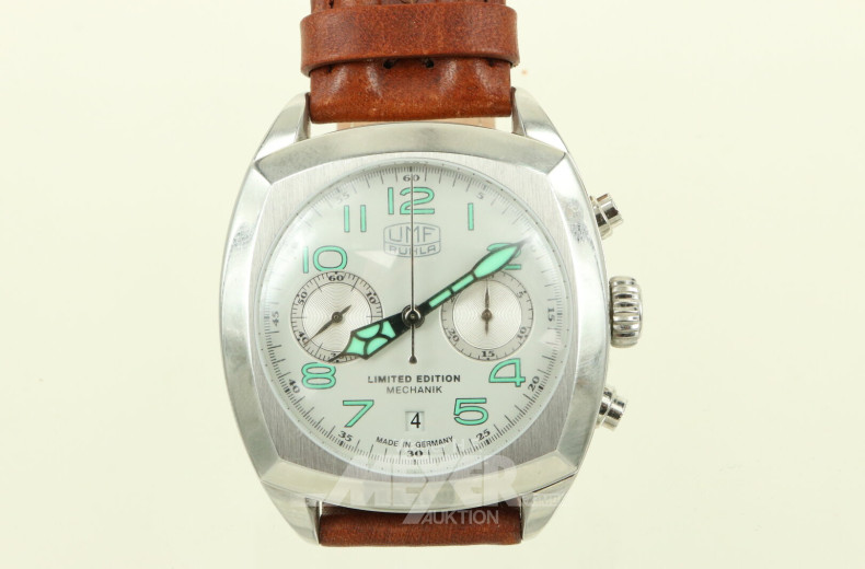 Armbanduhr Chronograph Mechanik Poljot 3133