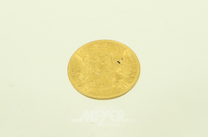 Österreich 1 Dukat Franz Joseph I. 1915 NP