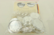 Konvolut von Silber-Gedenkmünzen mit Motiven zur Europäischen Union