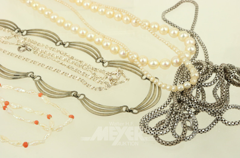 Konvolut Silberschmuck