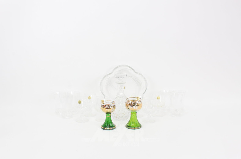 Posten Glas und Kristallteile