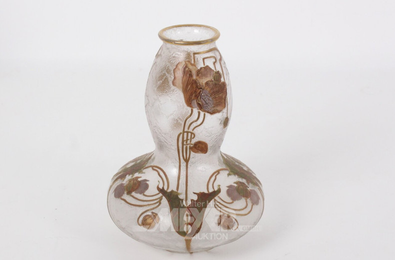 bauchige Vase "Jugendstilblüten"