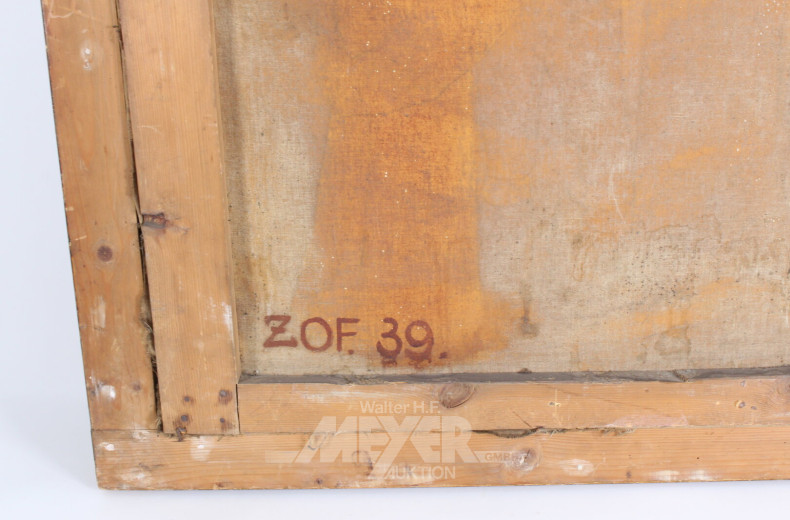 2 Gemälde "Päarchen auf dem Landsitz" & "Päarchen im Wald"