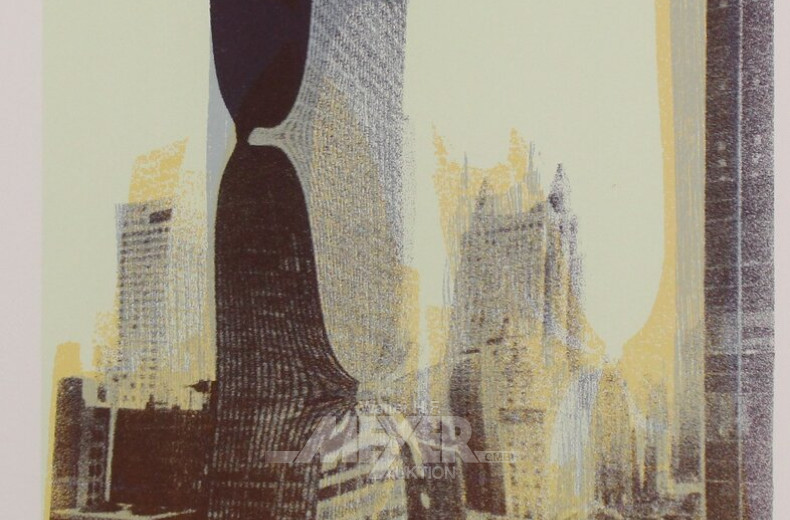 Farblithographie 'Manhattan'