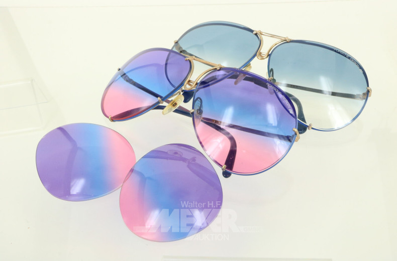 2 Sonnenbrillen PORSCHE DESIGN by CARRERA
