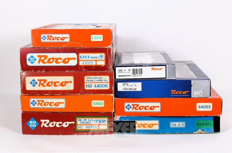 Posten Modelleisenbahn Lokomotiven/Triebwagen und Anhänger-Sets