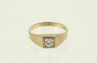 Bandring mit kl. Brillant ca. 0.2ct