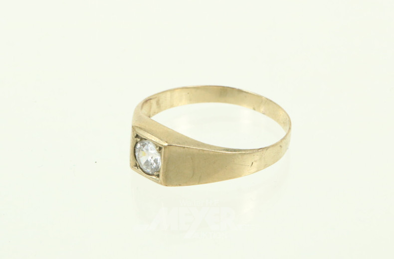 Bandring mit kl. Brillant ca. 0.2ct
