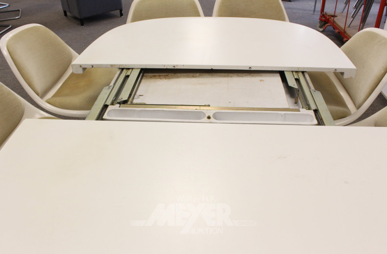 Tischgruppe mit 6 Stühlen