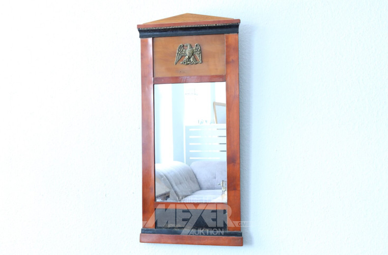 kl. Biedermeier-Wandspiegel