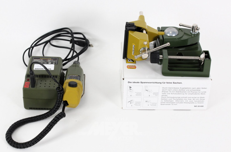 Feinmechaniker Bohr- und Fräsegerät und Schraubstock