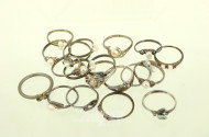 Konvolut Silberringe