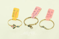 3 Feine Ringe mit kl. Farbsteinen