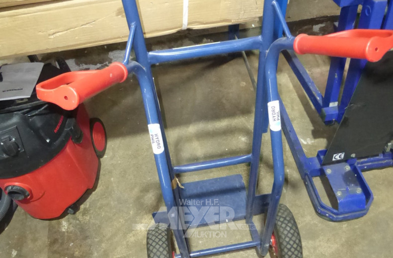 Transportsackkarre, blau