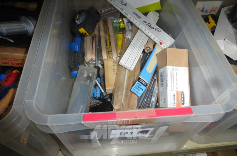 Posten Hand- und Montagewerkzeug, neuwertig