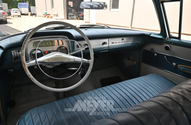 Opel Kapitän P, Limousine, blau