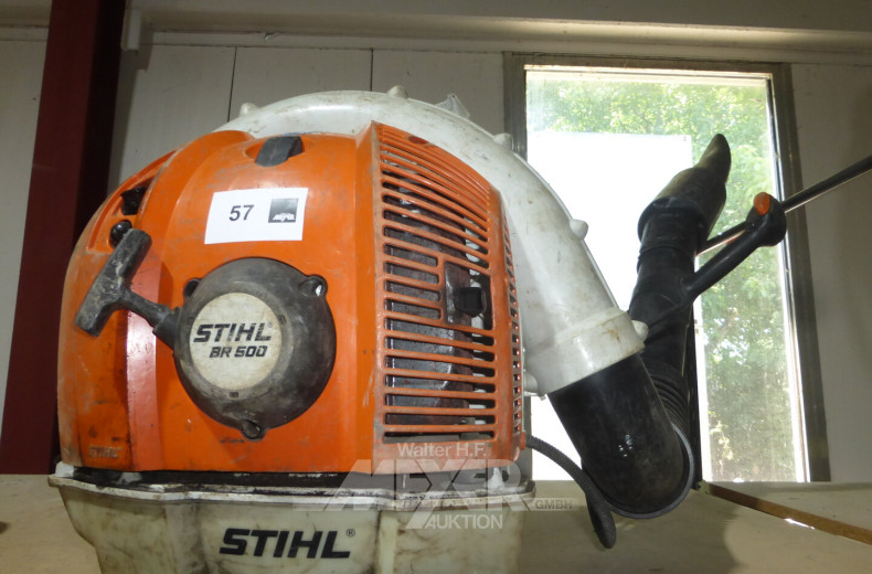 Laubgebläse, Rückentraggerät