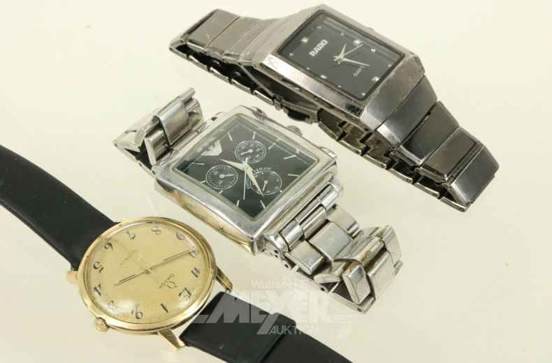 3 Armbanduhren