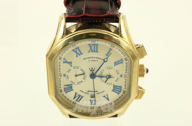 2 Herrenarmbanduhren Atomatic Movement Chronograph