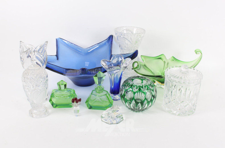 Posten Kristall und Glasteile