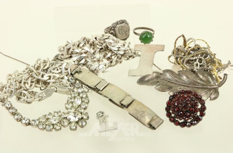 Konvolut Silberschmuck