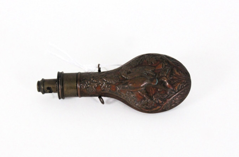 alte Pulverflsche, Kupfer