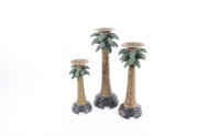 3 Kerzenhalter 'Palme'
