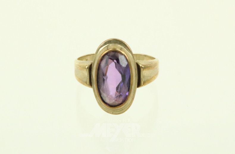 Damenring mit Farbstein