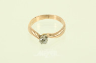 Damenring mit 1 Altschliffbrillant