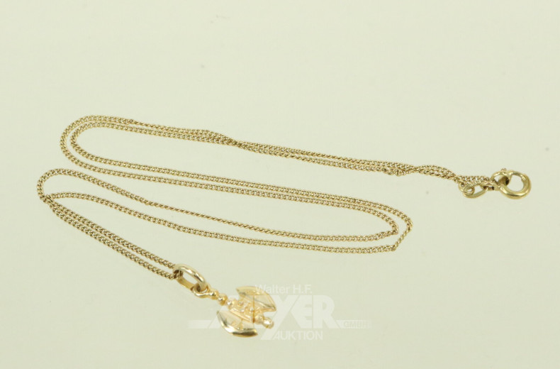 zartes Kettchen mit 1 kl. Anhänger