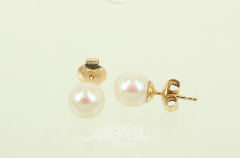 Paar Perlenohrstecker