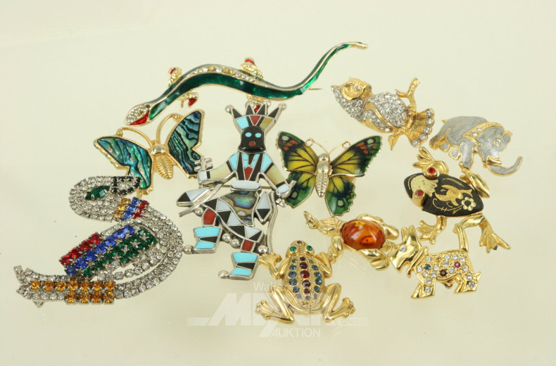 kl. Posten div. Modeschmuck, u.a.: