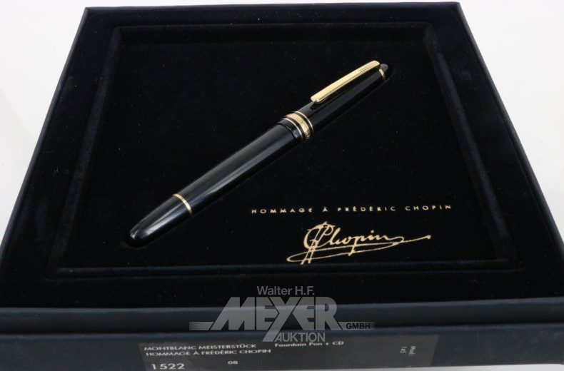 Füllfederhalter, Meisterstück "Hommage A. Frederic Chopin", mit Box