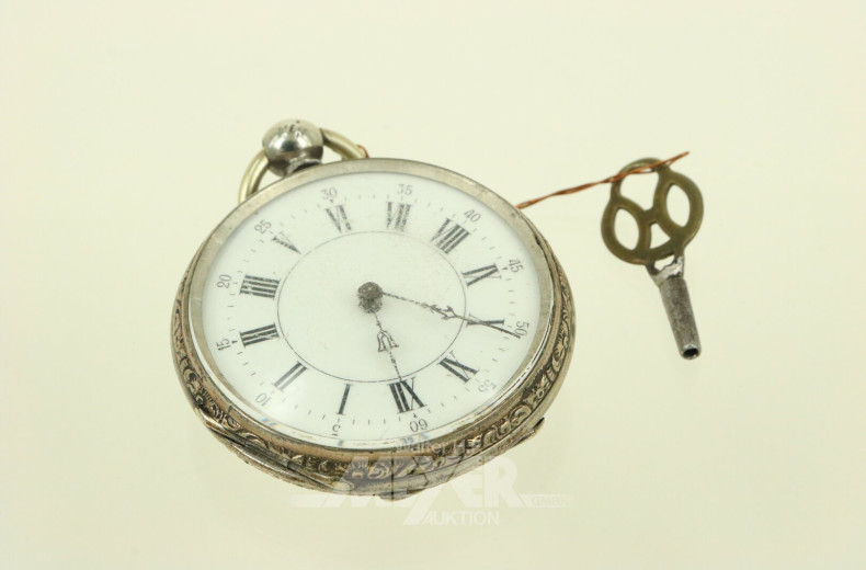 Mechanische Schlüsseltaschenuhr, 20. Jh.