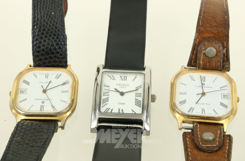 3 Armbanduhren