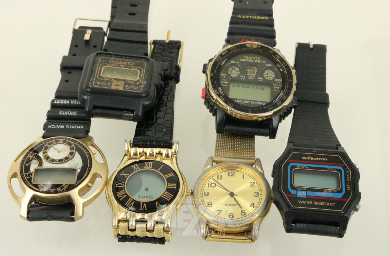 15 div. Damen- und Herrenuhren