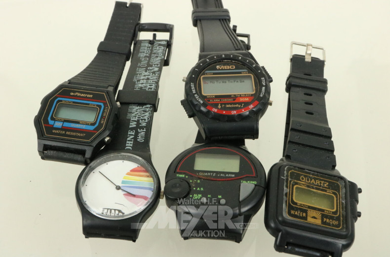 15 div. Damen- und Herrenuhren