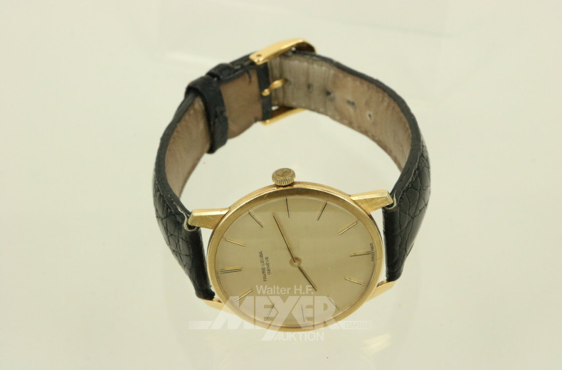 Herrenarmbanduhr mit Lederarmband