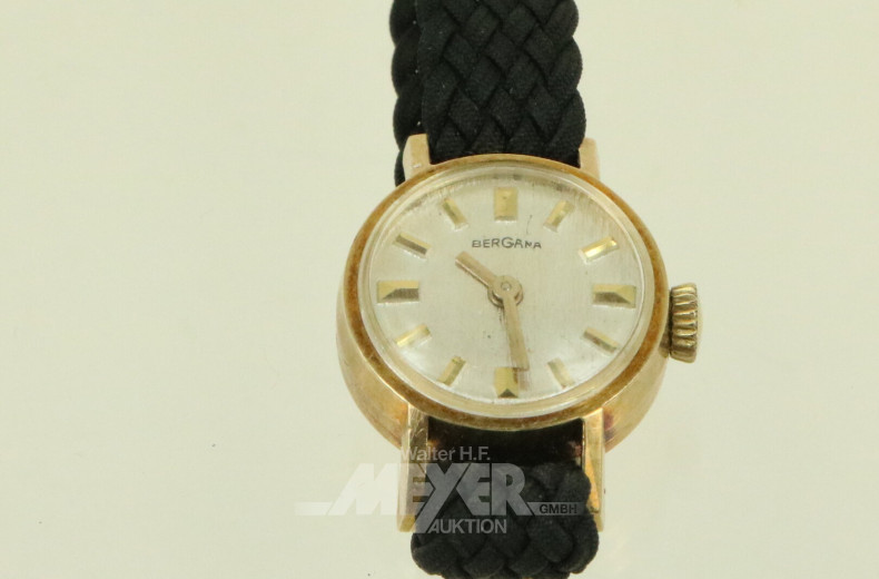 Damenarmbanduhr mit gewebtem Stoffband