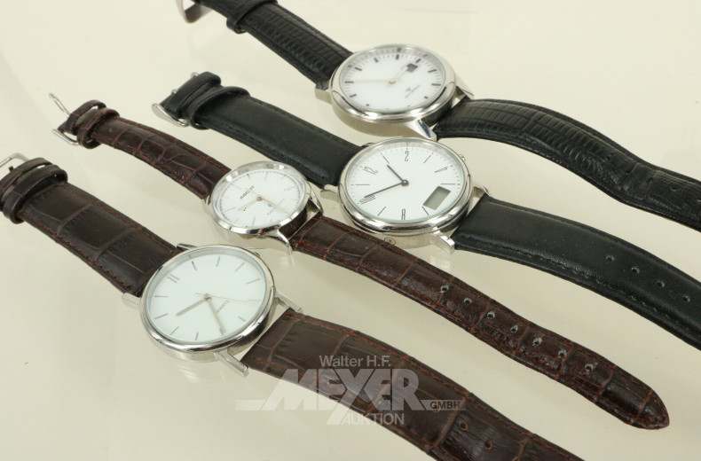 7 Herrenarmbanduhren