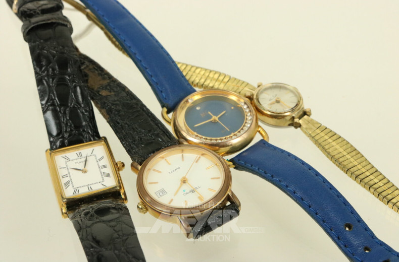 4 Damenarmbanduhren
