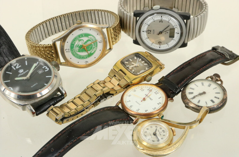 9 Armband- und Anhängeruhren