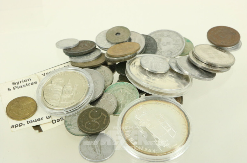 Posten Münzen, Gedenkprägungen, Banknoten