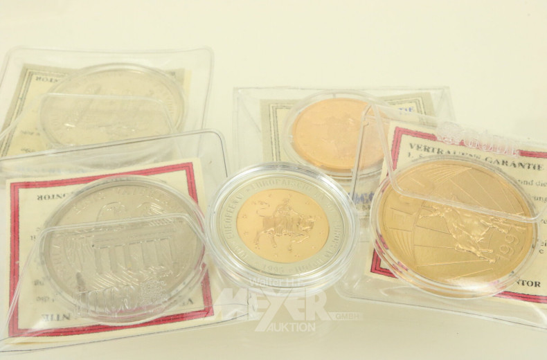 Posten Münzen, Gedenkprägungen, Banknoten