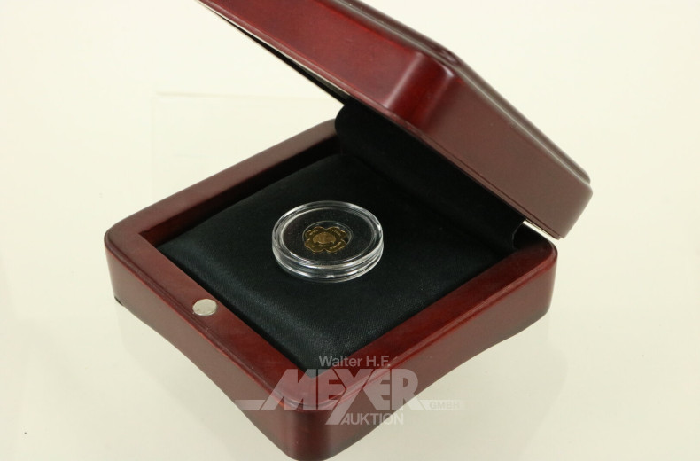 2 Gedenkprägungen in Gold