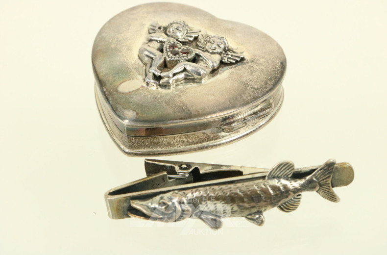 3 Teile Silber, best. aus