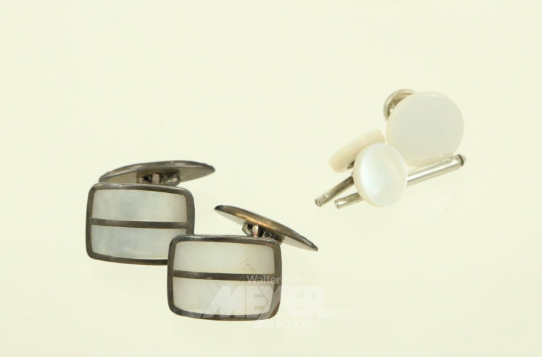 3 Teile Silber, best. aus