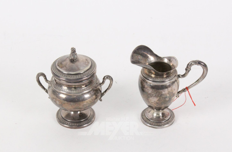 Zucker-Rahm-Set, 2-tlg.